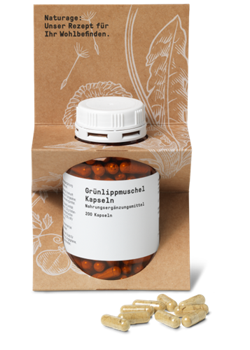 Grünlippmuschel-Kapseln Komplexe Kombination